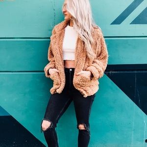 “Killing Me Softly" Teddy Bear Coat